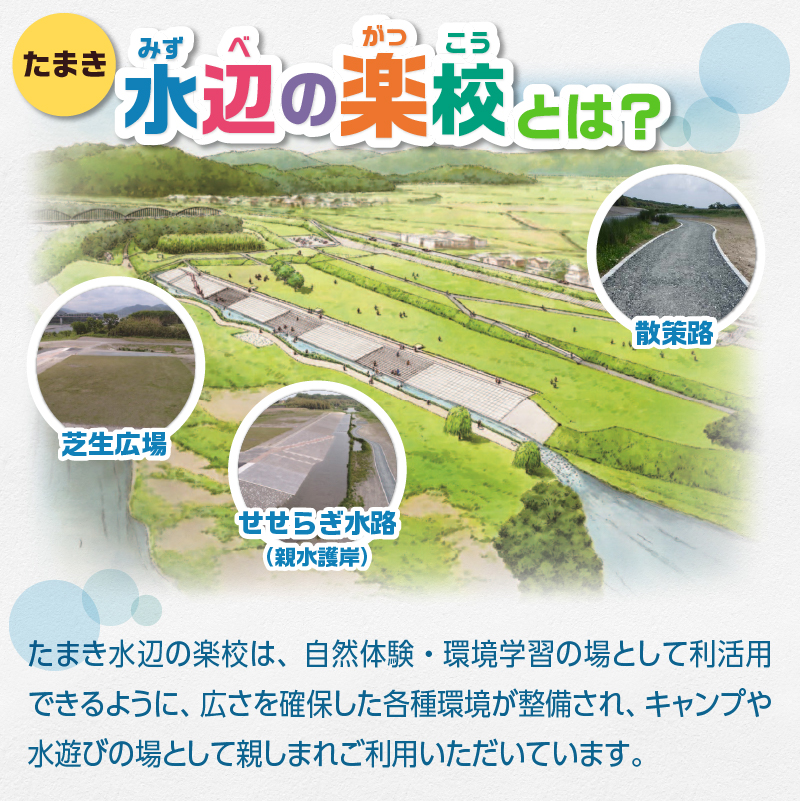 【返礼品なし】三重県玉城町への寄附「たまき水辺の楽校」を応援！！寄附額3,000円
