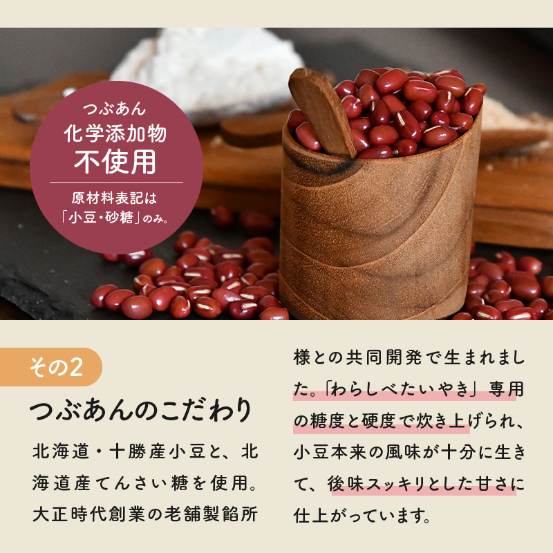 たいやきわらしべ つぶあん10個セット