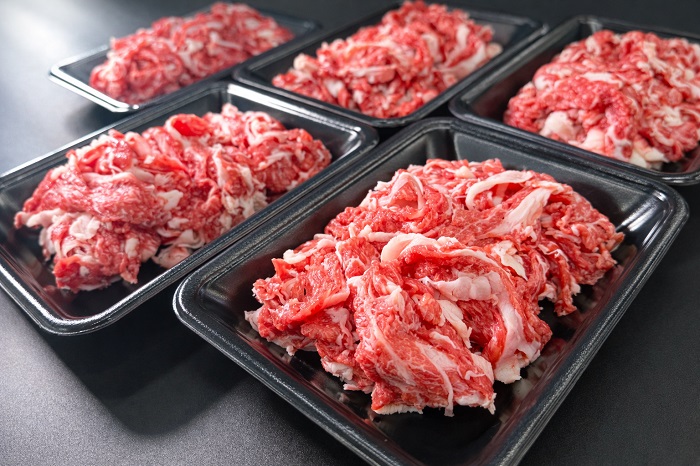 （冷凍） 【受付時期・発送時期限定】 定期便 家庭用 松阪牛 小間切れ 200g×5P 月1回 合計6回発送 b-123 ／ 瀬古食品 ふるさと納税 牛肉 松阪肉 名産 ブランド 霜ふり本舗 三重県 大紀町