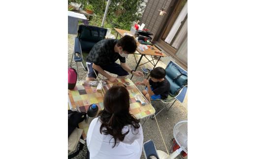 竹釣り竿作りとBBQ体験　ペアチケット／地域活性化協議会　ふるさと納税　アウトドア　三重県　大紀町