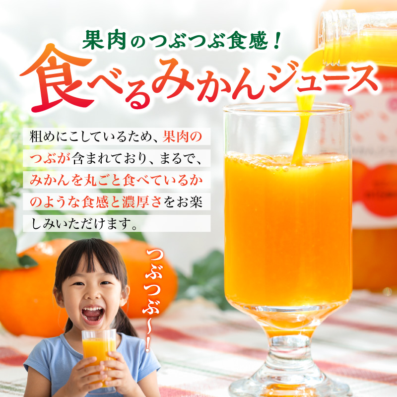 御浜柑橘の孫心みかんジュース【果物 フルーツ みかん みかんジュース オレンジジュース ジュース セット 詰め合わせ 3本 まごころ 三重県 御浜町】