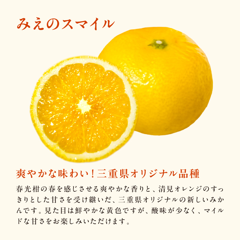【2026年発送 先行予約品】2月の御浜柑橘　みかん詰め合わせ5キロ【果物 フルーツ みかん 市木オレンジ みえのスマイル 早生三宝柑 三宝柑 詰め合わせ 5kg 冬 三重県 御浜町】