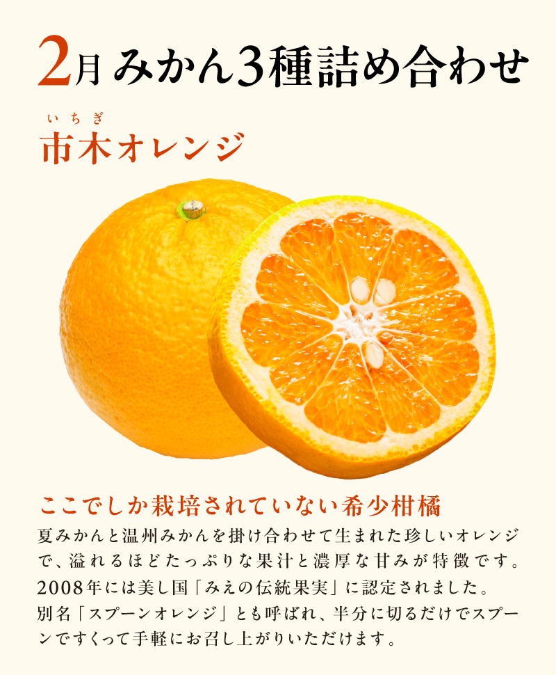 【2026年発送 先行予約品】2月の御浜柑橘　みかん詰め合わせ5キロ【果物 フルーツ みかん 市木オレンジ みえのスマイル 早生三宝柑 三宝柑 詰め合わせ 5kg 冬 三重県 御浜町】