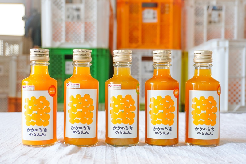 ささのうち農園の5種飲み比べセット（小瓶）5本入り【 100％ストレートみかんジュース 柑橘飲料 お試し容量 贈答 贈り物ギフト フルーツ 果物 みかん ギフト ささのうち農園 三重県 御浜町 】