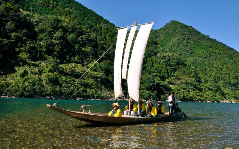 世界遺産 川の参詣道 熊野川 「三反帆」 川舟乗船 ツアー ペアチケット / 体験 体験型 体験チケット 観光 自然 川舟 乗船 歴史 チケット 予約 世界遺産 熊野古道 三重県 紀宝町